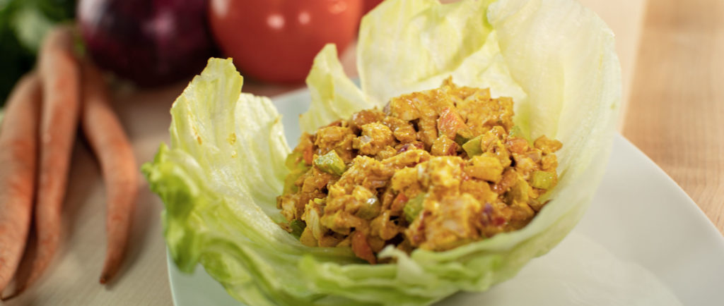 Curry Chicken Salad Lettuce Wraps image